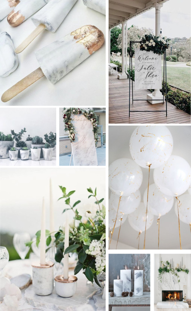 Decoración Marmol para bodas 02