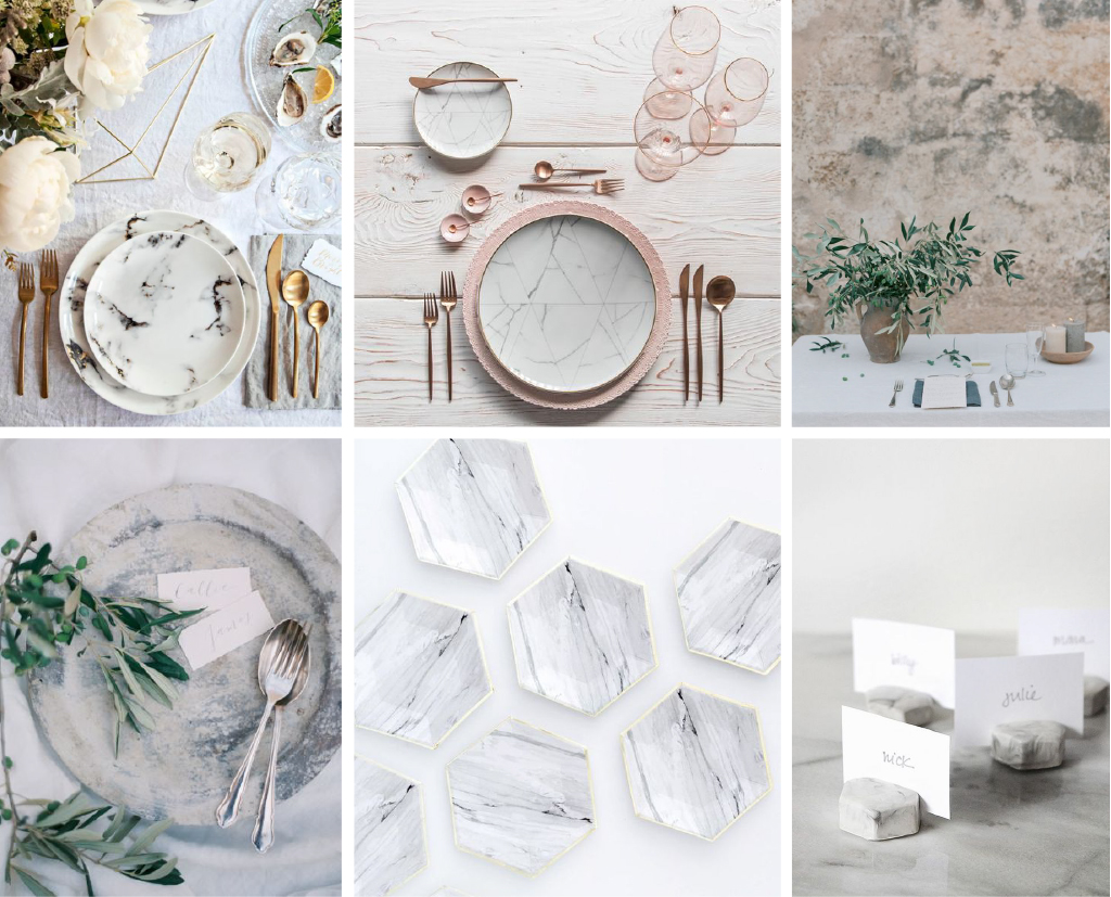 Decoración Marmol para bodas 04