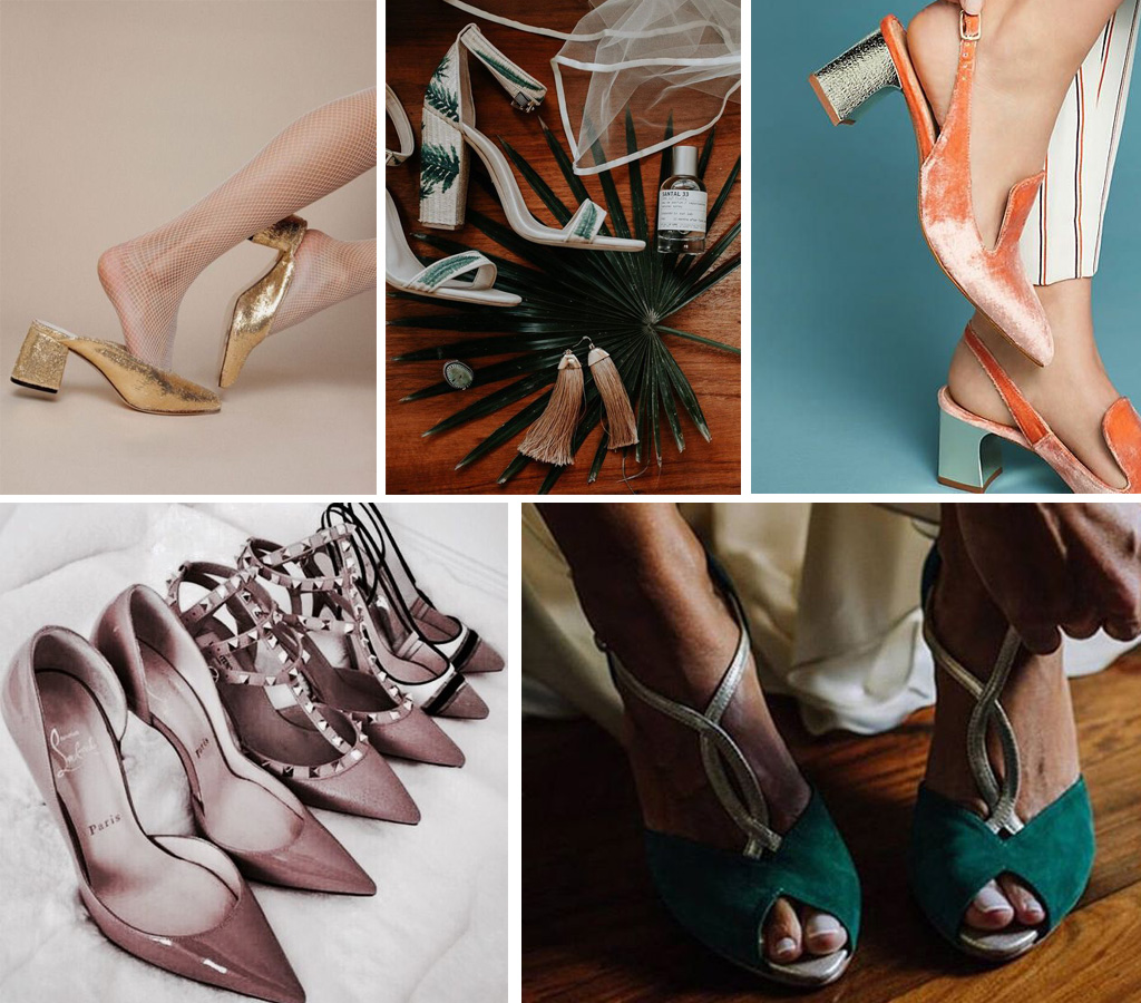 Zapatos de novia diferente