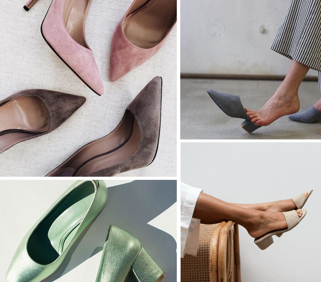 Zapatos para novia de colores