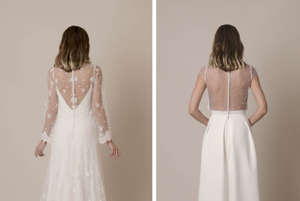 Espalda de novia transparent