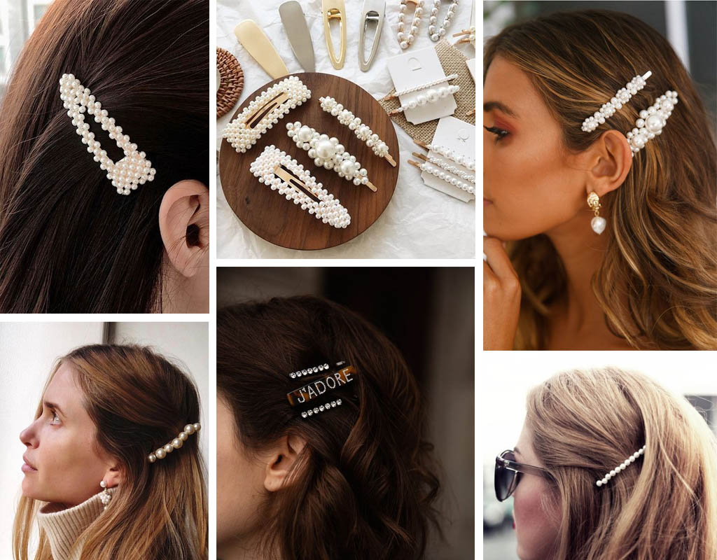 Horquillas tendencia con melena suelta