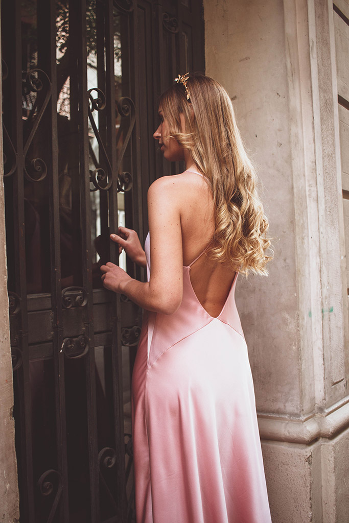 vestido espalda descubierta