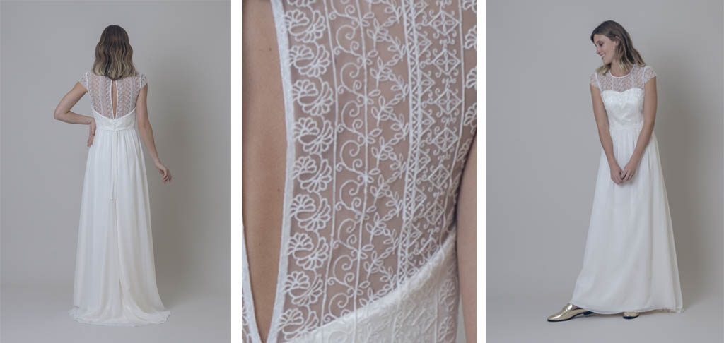 tranparencia en espalda para vestidos de novia