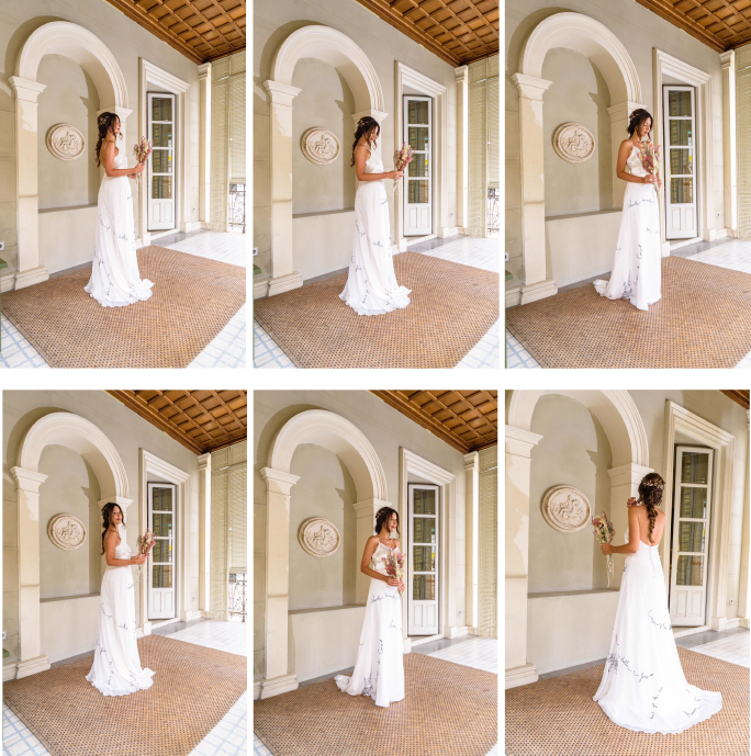 vestido de novia minimalista