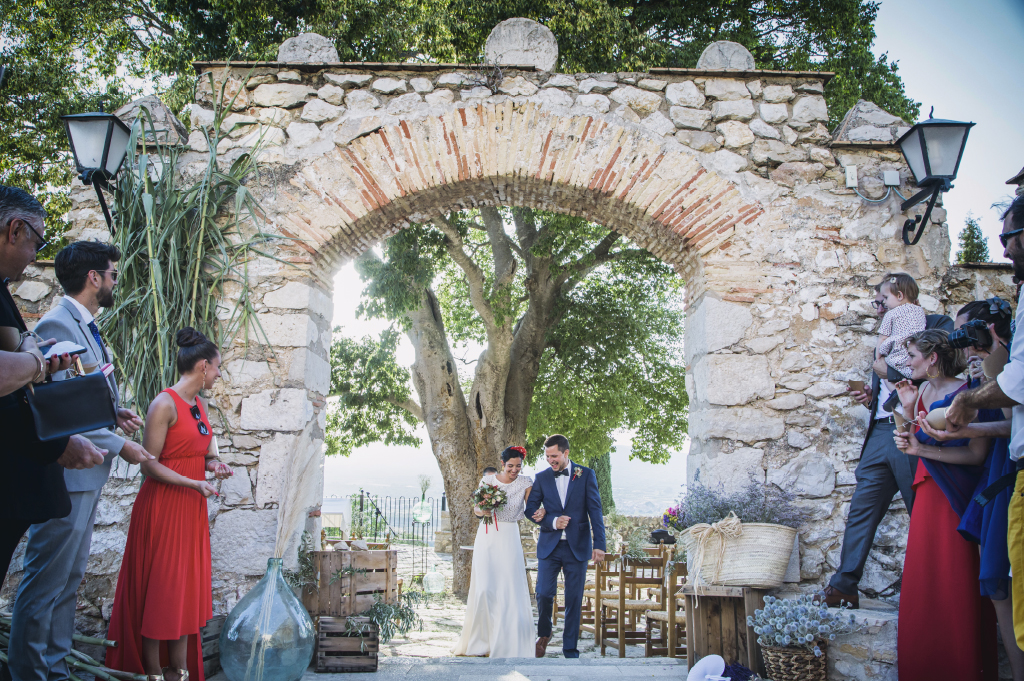 vestido de novia dos piezas