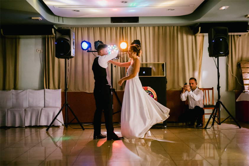 vestido de novia de gasa